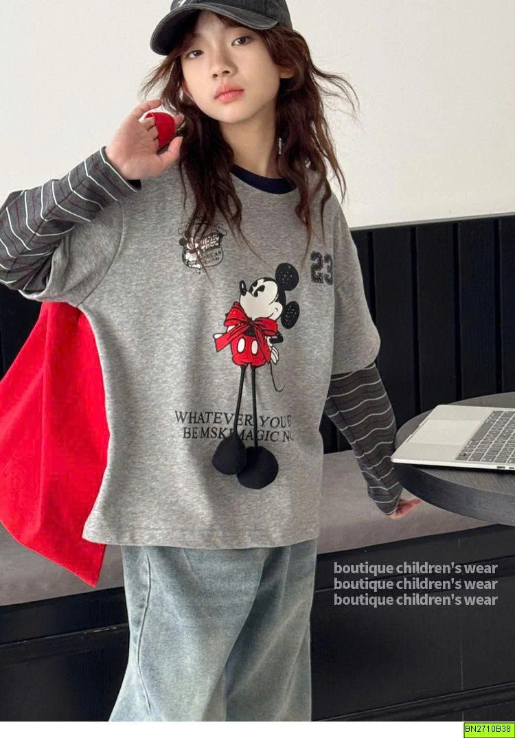 ÁO THUN MIC.KEY TAY NỐI