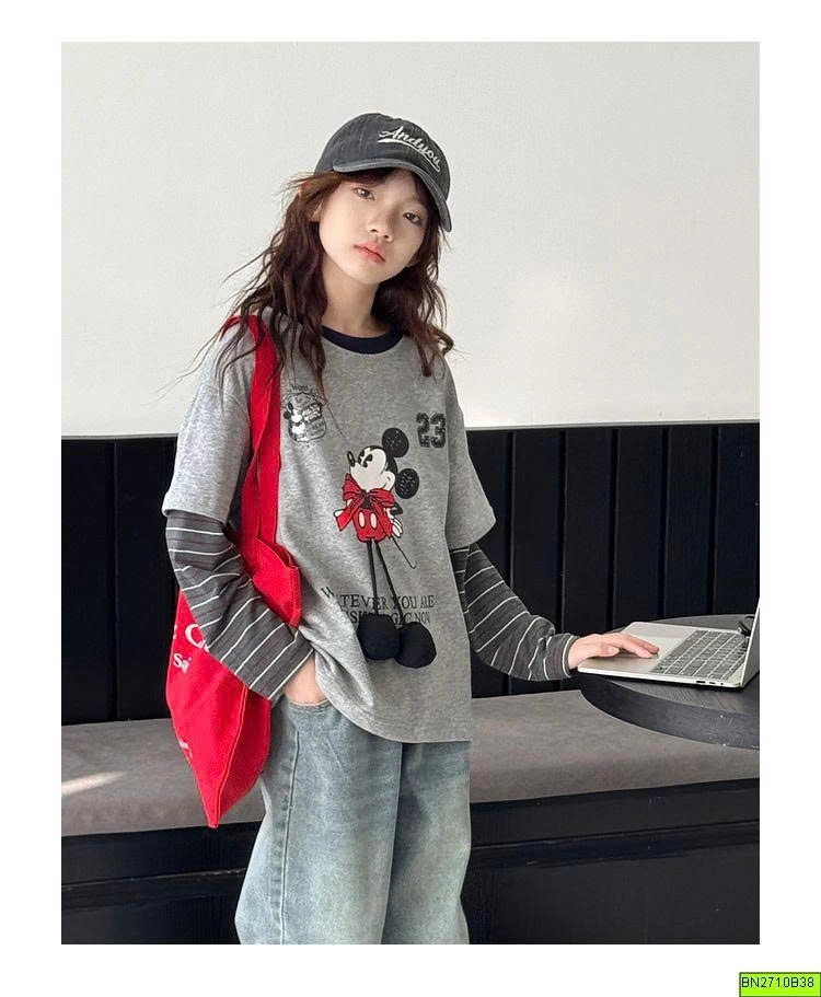 ÁO THUN MIC.KEY TAY NỐI