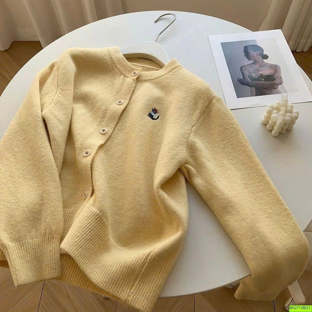 ÁO LEN CARDIGAN MÀU SẮC