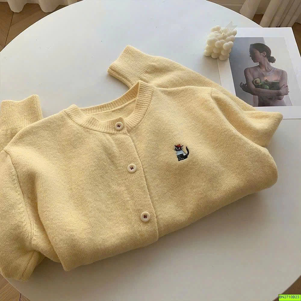 ÁO LEN CARDIGAN MÀU SẮC