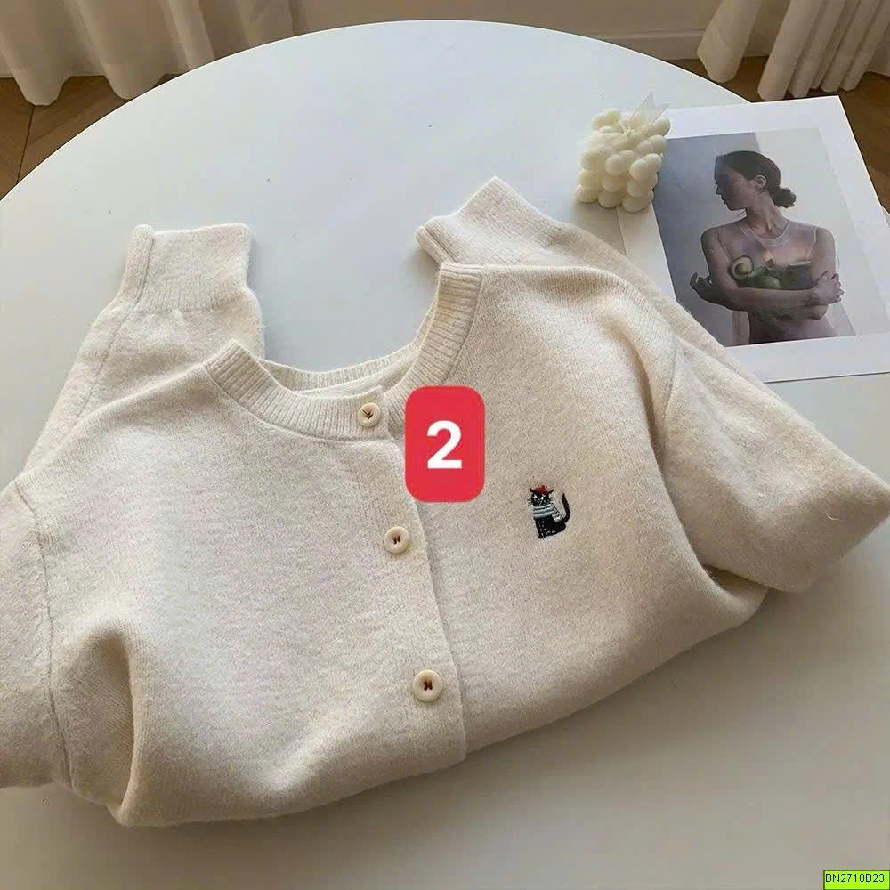 ÁO LEN CARDIGAN MÀU SẮC