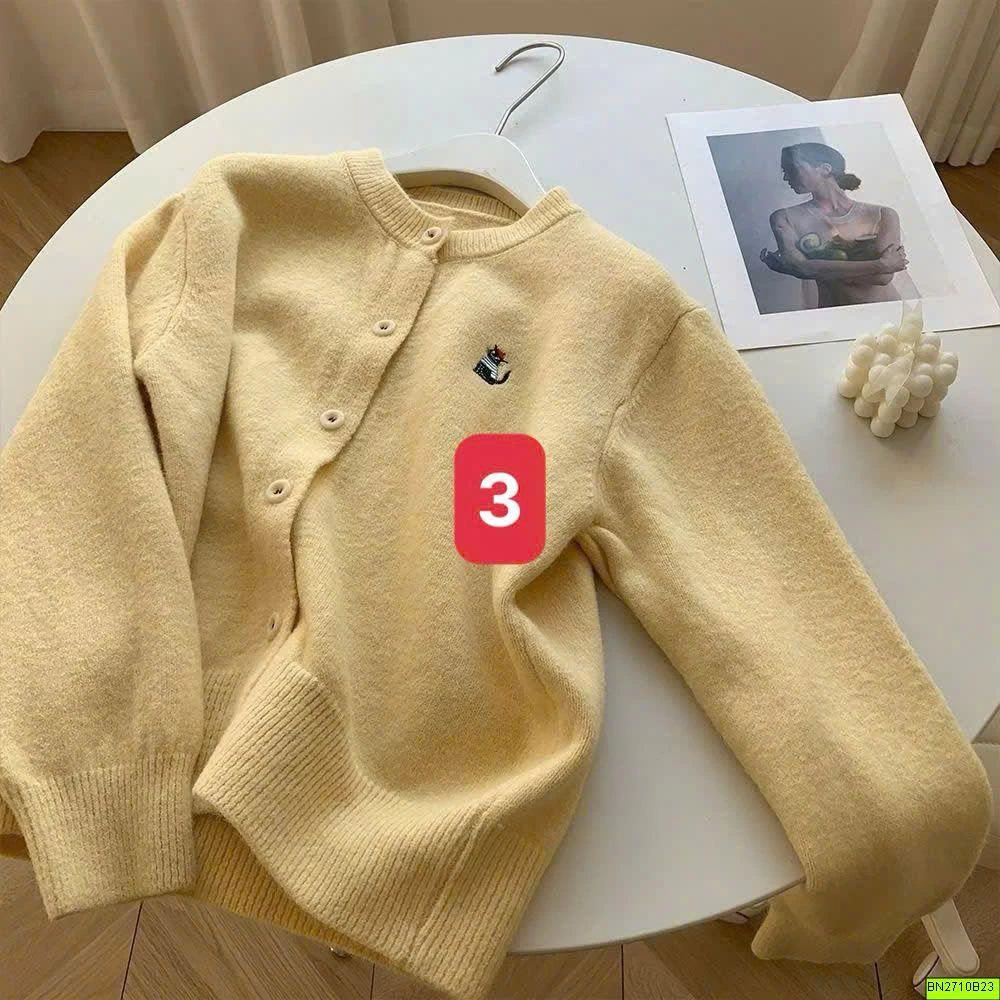 ÁO LEN CARDIGAN MÀU SẮC