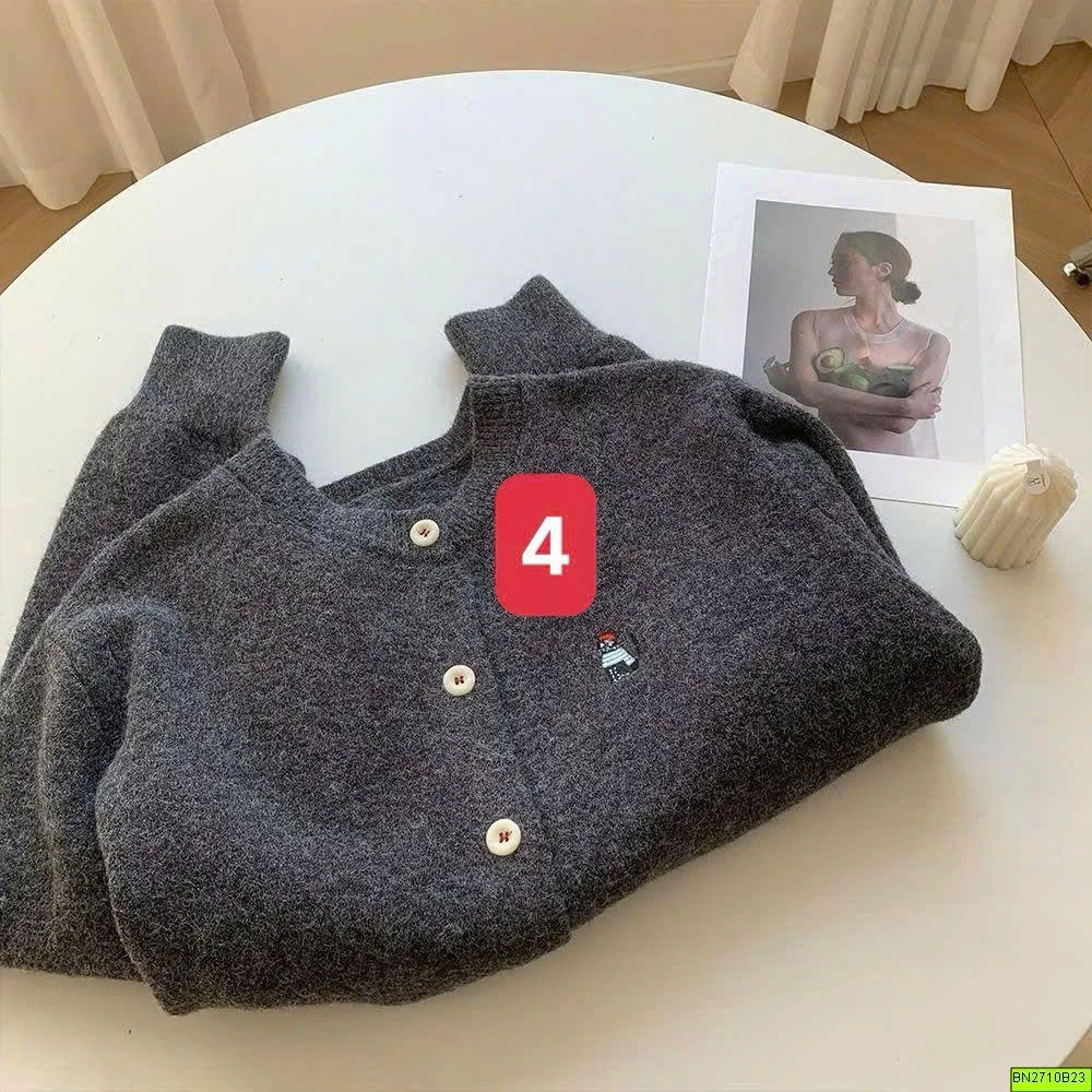ÁO LEN CARDIGAN MÀU SẮC