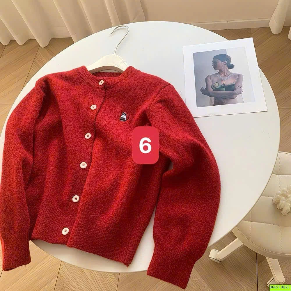 ÁO LEN CARDIGAN MÀU SẮC