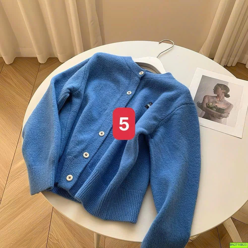 ÁO LEN CARDIGAN MÀU SẮC