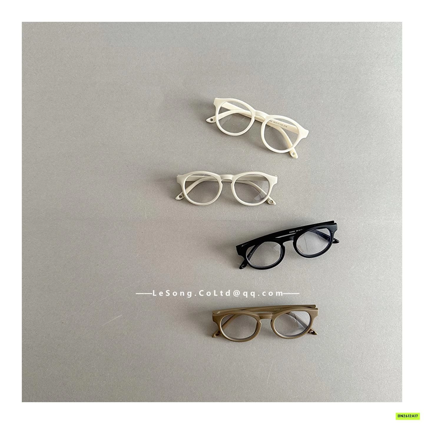 KÍNH GỌNG NHỰA TRÒN TRƠN MÀU DỄ THƯƠNG