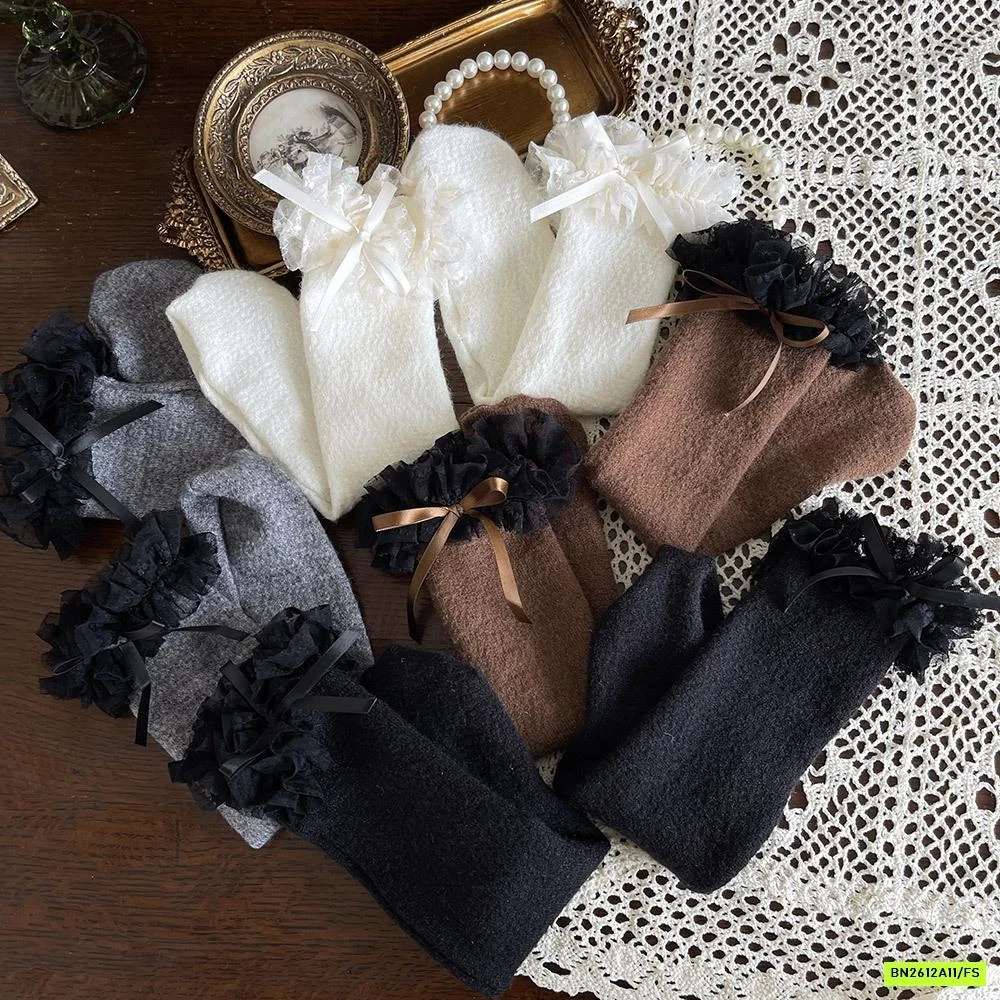 TẤT LEN VIỀN LÔNG