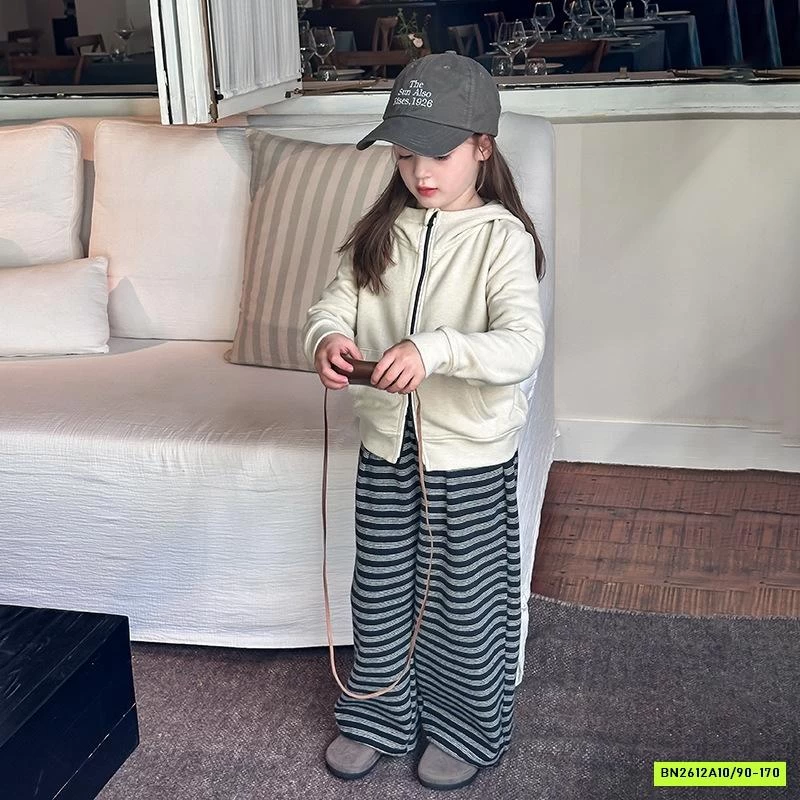 KHOÁC COTTON LIỀN MŨ KHÓA 2 CHIỀU 25F091 AMBB