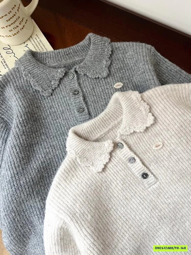 POLO LEN DỆT CỔ SEN 25M149 AMBB