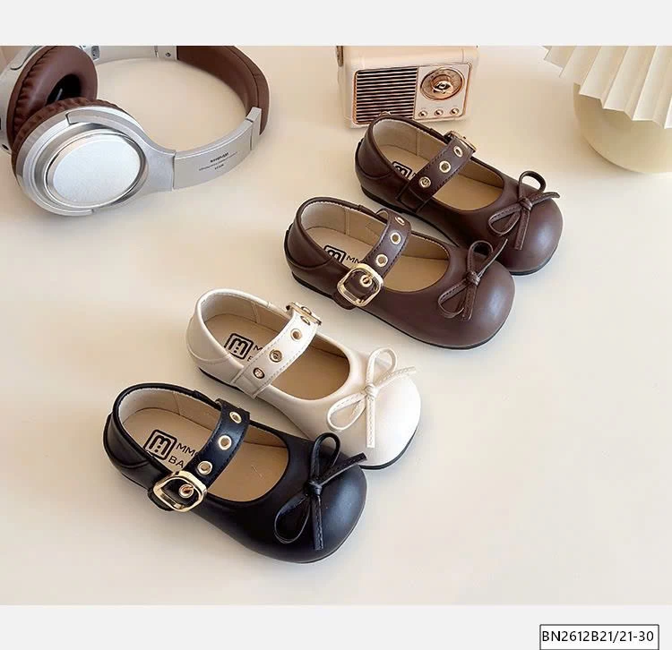 GIÀY BÚP BÊ NƠ QUAI CÀI KHUY