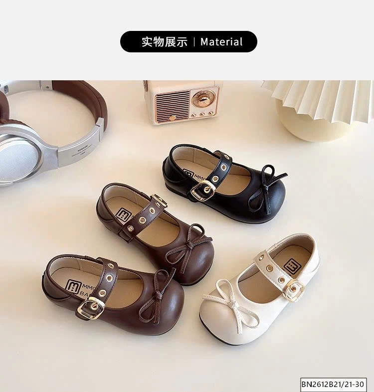 GIÀY BÚP BÊ NƠ QUAI CÀI KHUY