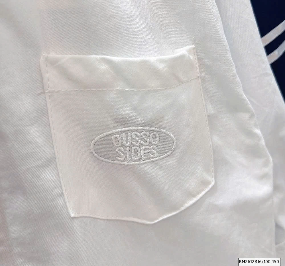 ÁO SƠ MI TRƠN MÀU KEM CAVAT KACADY