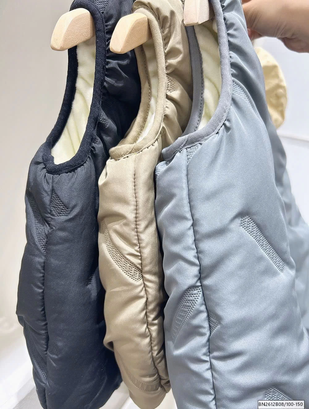 ÁO GILE PHAO TRƠN MÀU LÓT LÔNG KACADY