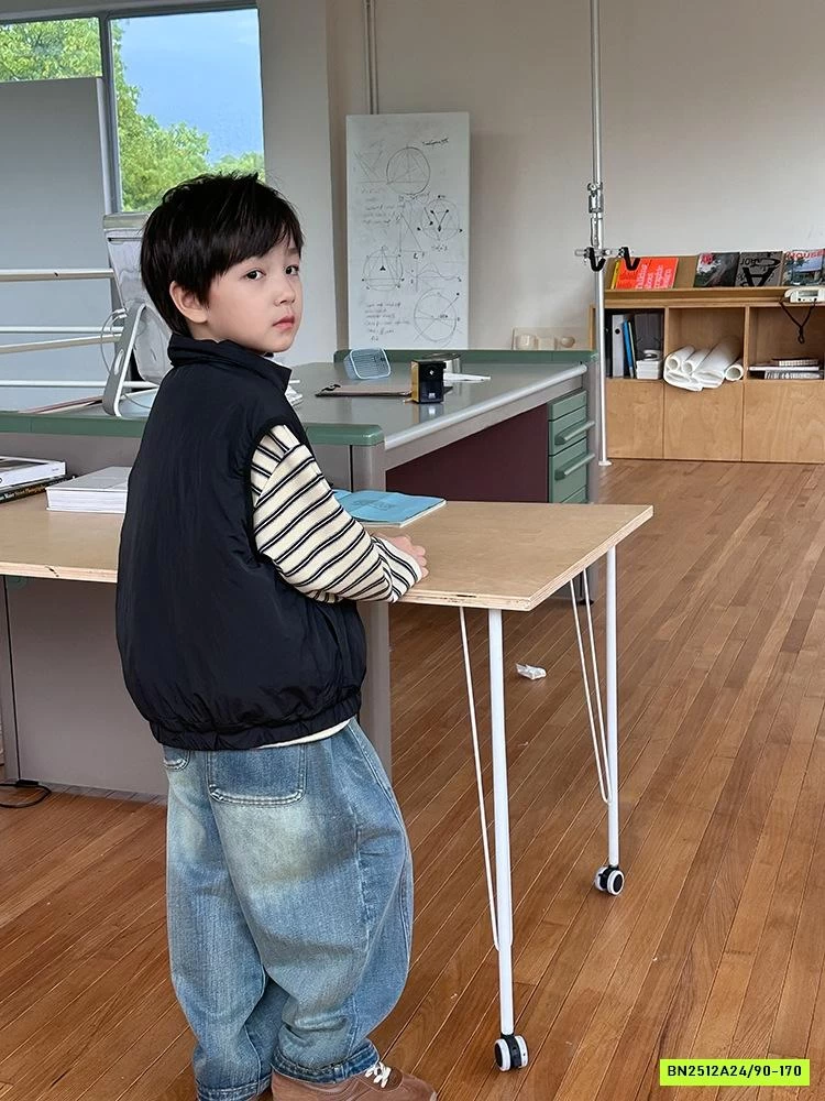 JEANS BAGGY BẠC GOOIS GÂN TRƯỚC 25G116 AMBB