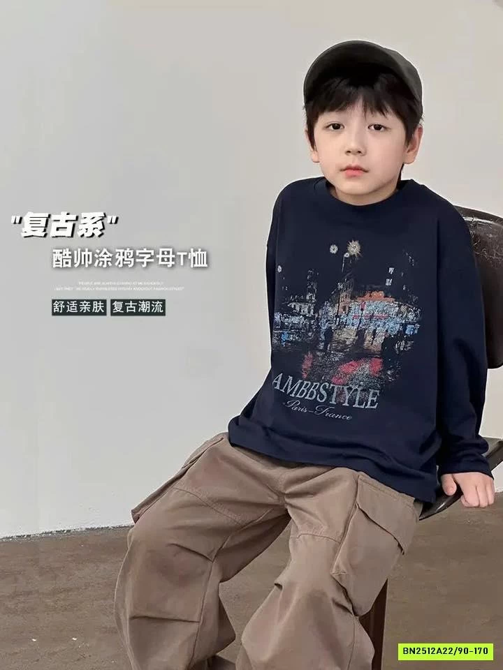 ÁO THUN ĐEN 25G122 AMBB STYLE