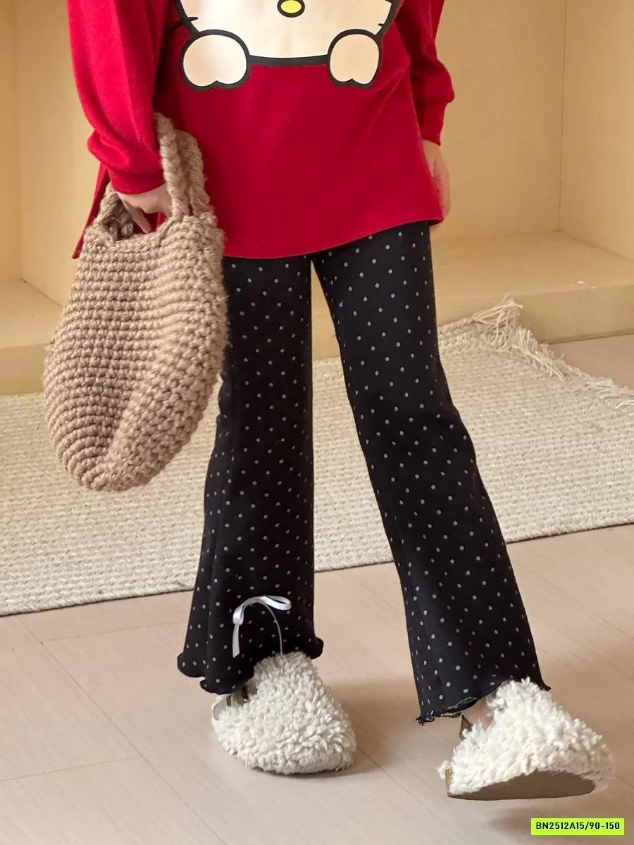 ÁO ĐỎ KITTY MIX QUẦN LOE