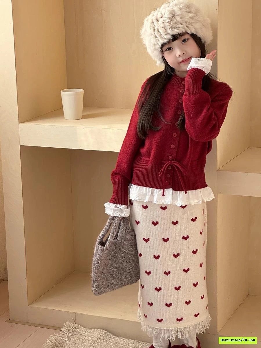 SÉT VÁY LEN DÁNG DÀI TRÁI TIM