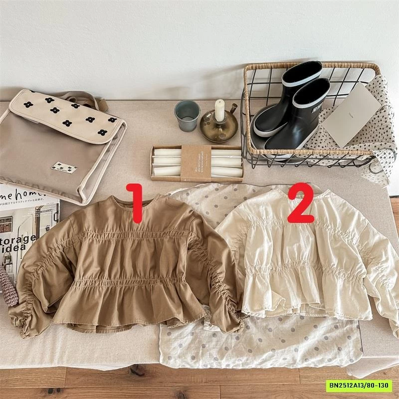 ÁO BABYDOLL MIX SHORT VINTAGE