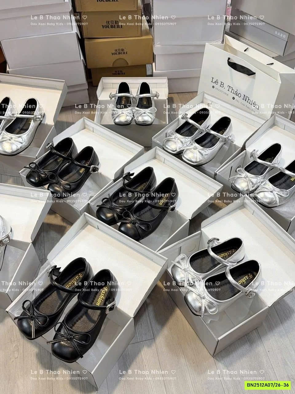 GIÀY BÚP BÊ NƠ VINTAGE
