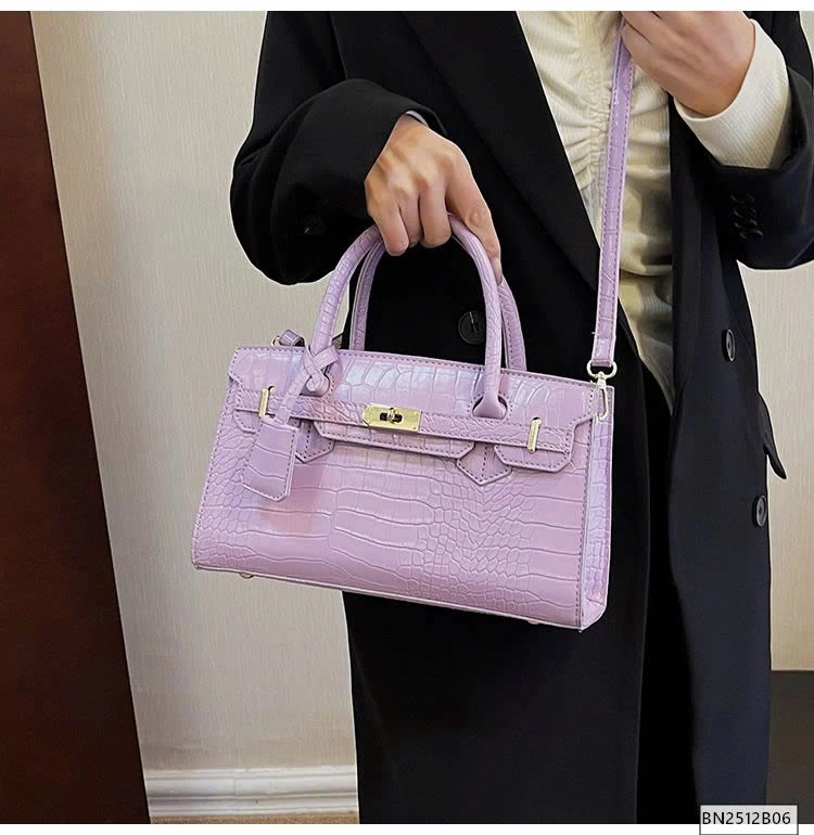 TÚI DA PU THỜI TRANG DẬP VÂN CÁ SẤU