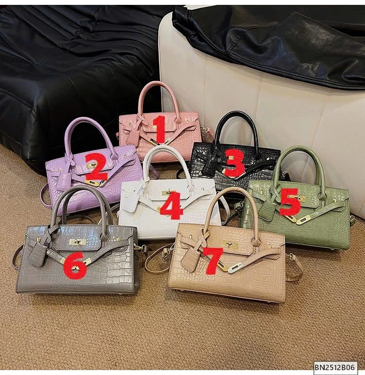 TÚI DA PU THỜI TRANG DẬP VÂN CÁ SẤU