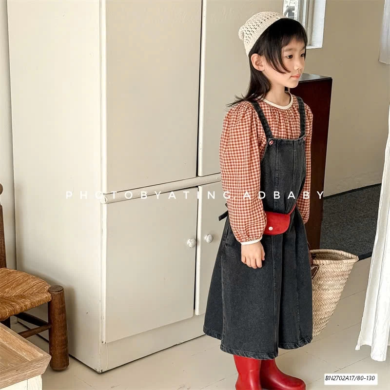 YẾM JEANS ỐNG RỘNG ADBABY