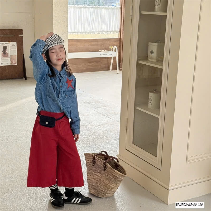 QUẦN THÔ ỐNG RỘNG ADBABY