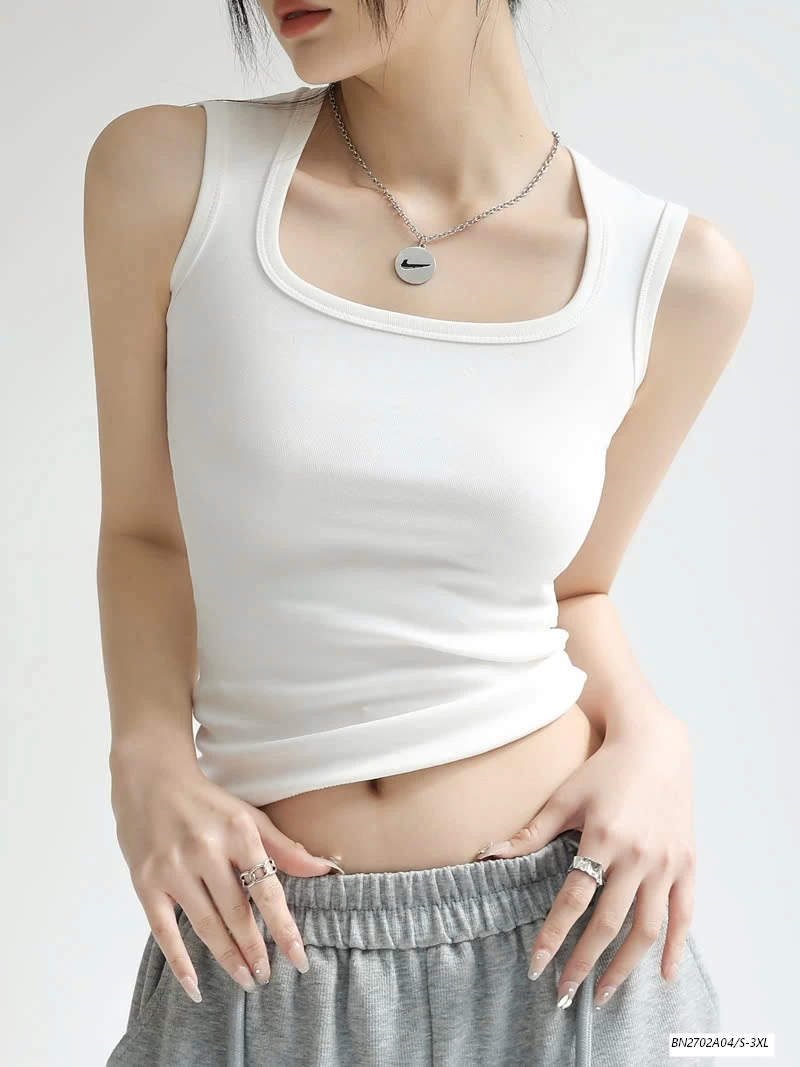 ÁO SÁT NÁCH NỮ CỔ VUÔNG