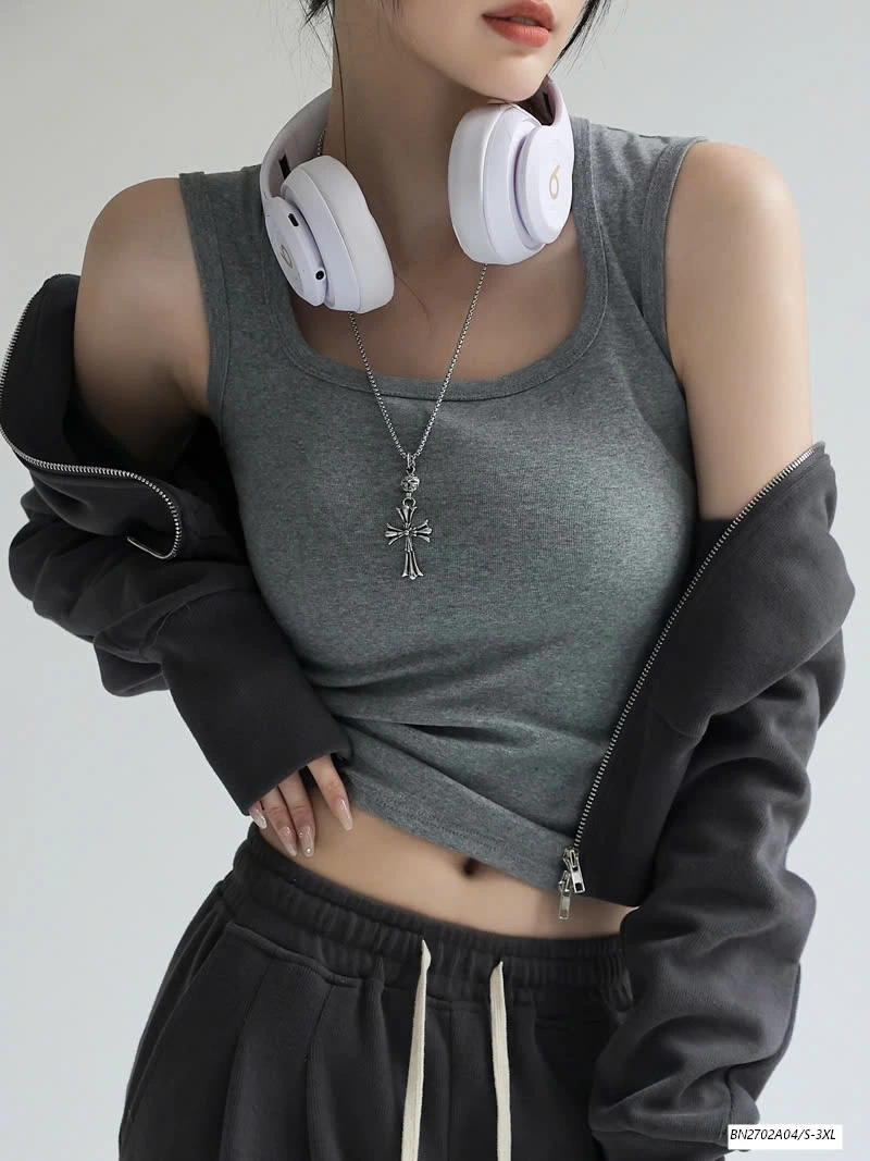 ÁO SÁT NÁCH NỮ CỔ VUÔNG