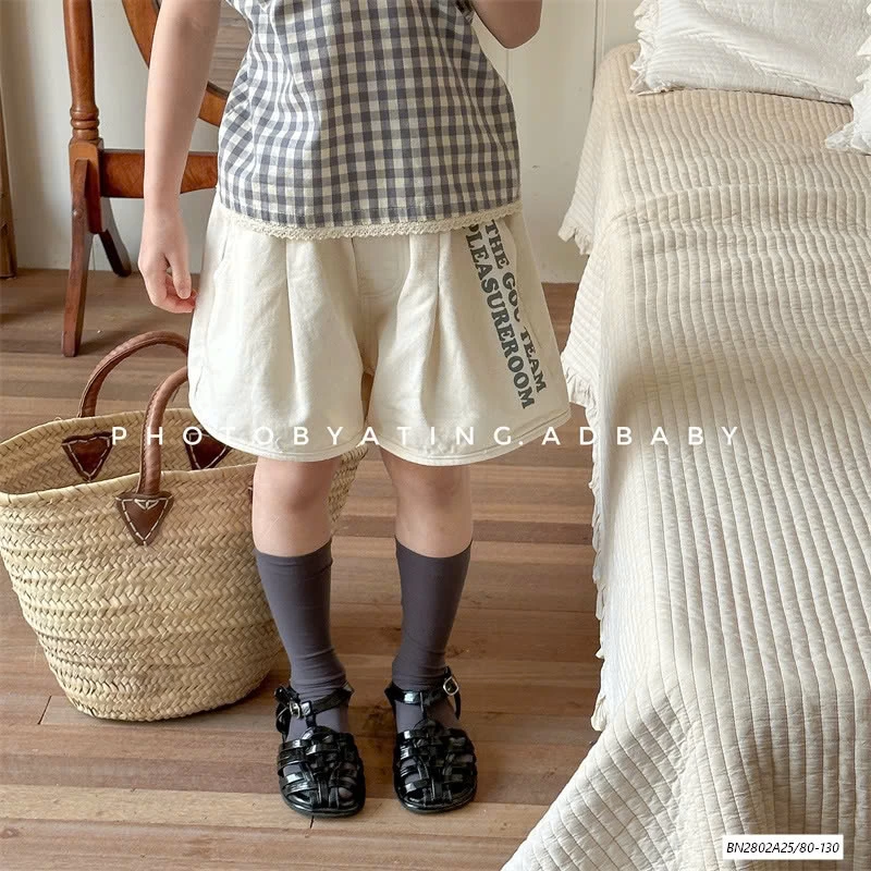 SHORT THÔ IN CHỮ ADBABY