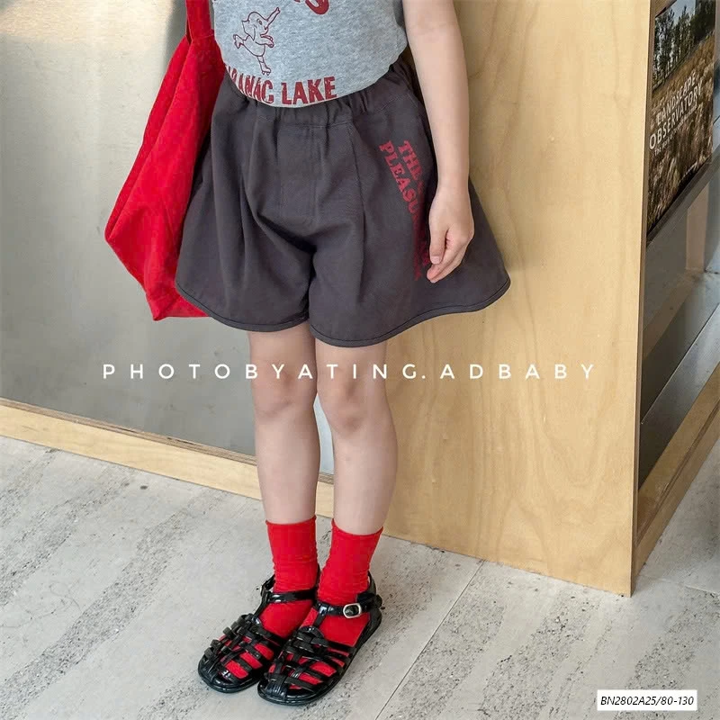 SHORT THÔ IN CHỮ ADBABY