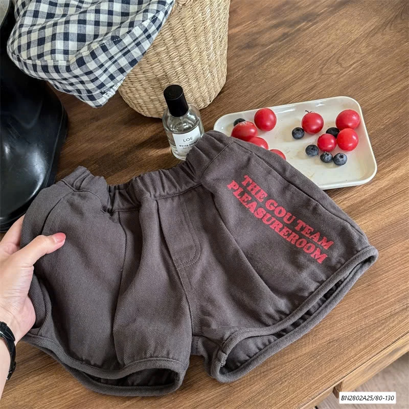 SHORT THÔ IN CHỮ ADBABY