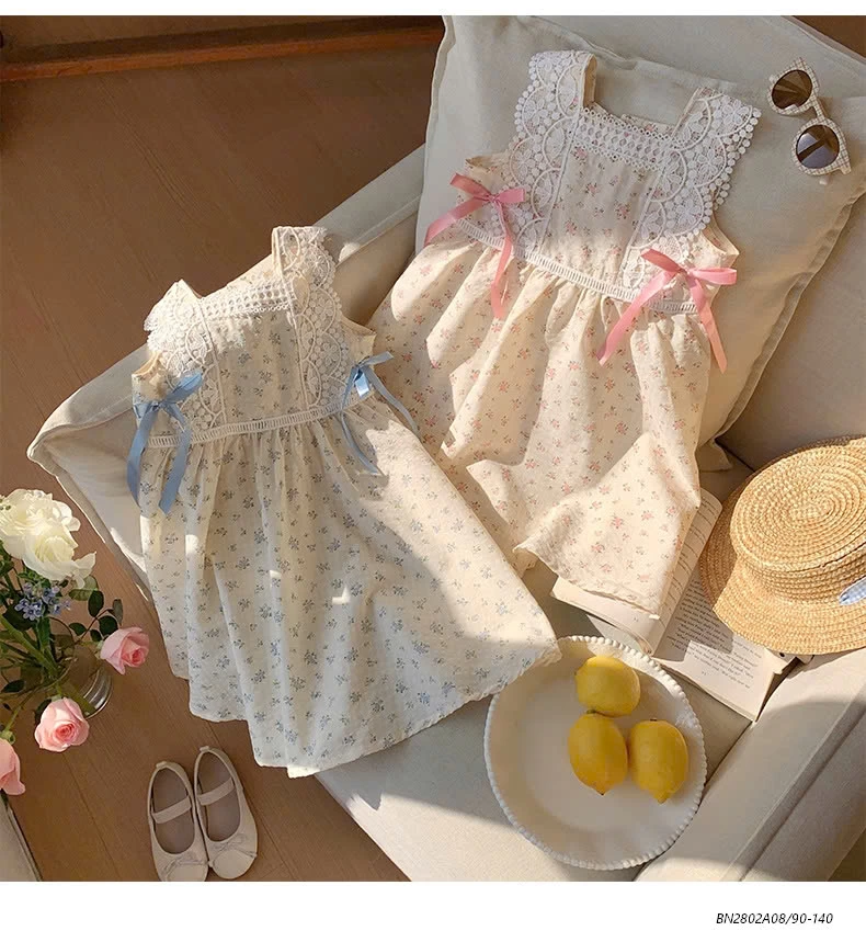 ĐẦM HOA NHÍ PHỐI VIỀN REN