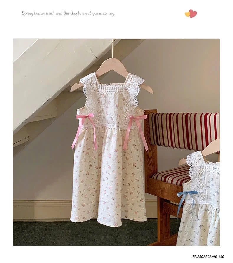 ĐẦM HOA NHÍ PHỐI VIỀN REN