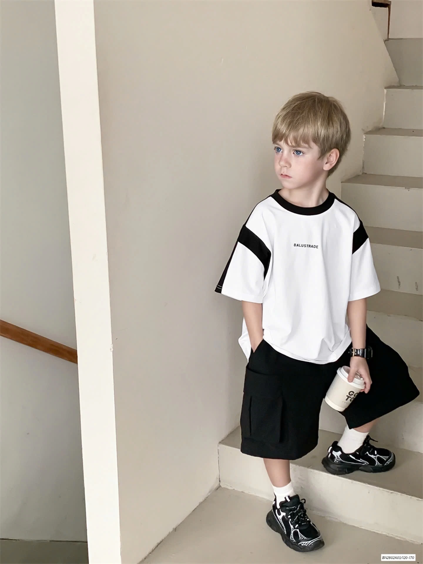 ÁO THUN BASIC PHỐI MÀU TAY