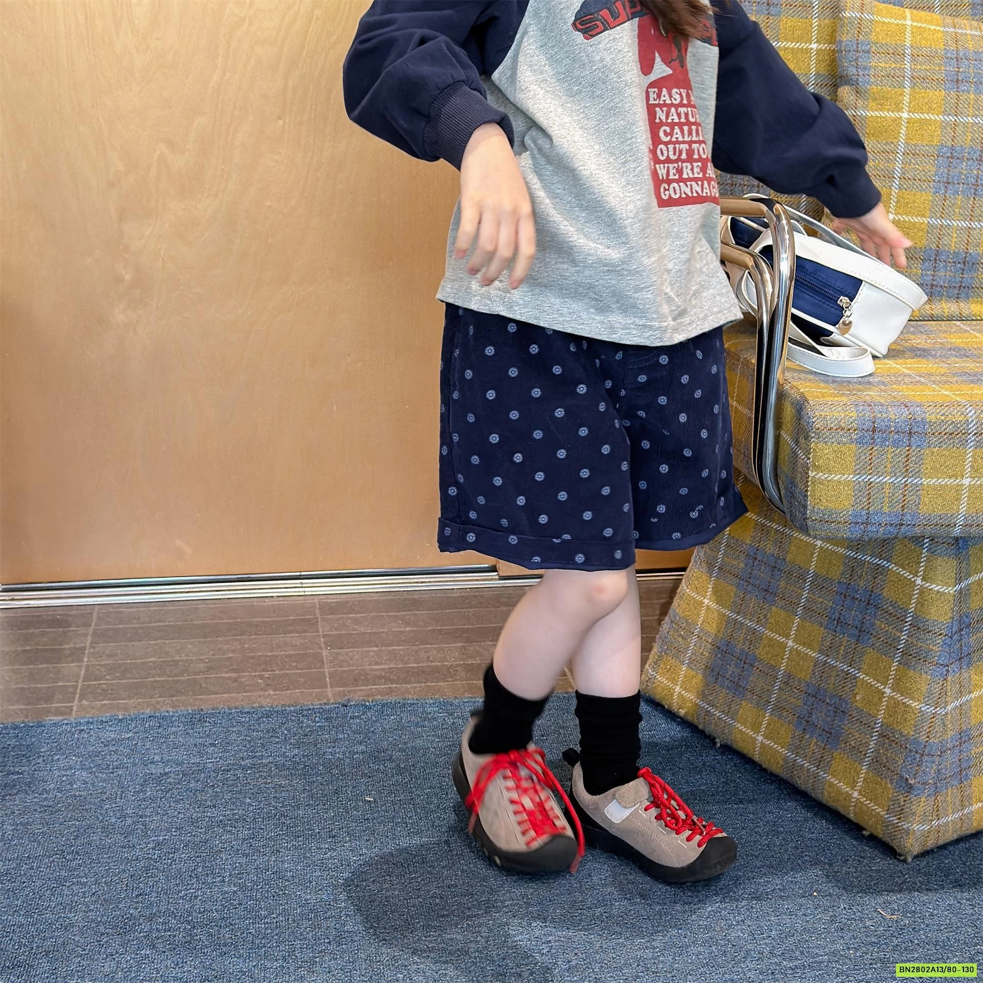 SHORT NHUNG HOA NHÍ 7077 ADBABY