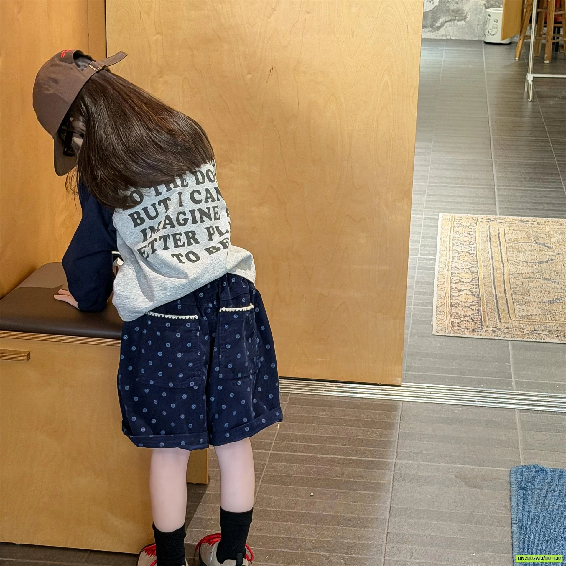 SHORT NHUNG HOA NHÍ 7077 ADBABY