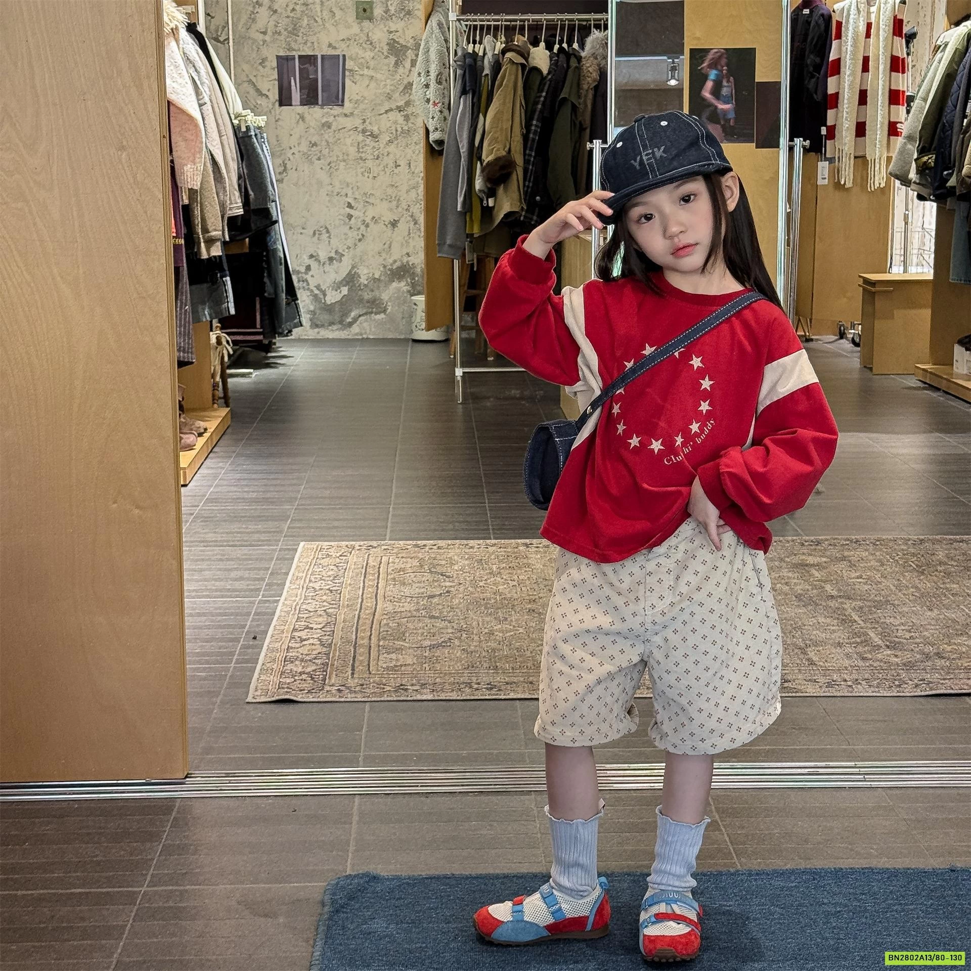 SHORT NHUNG HOA NHÍ 7077 ADBABY