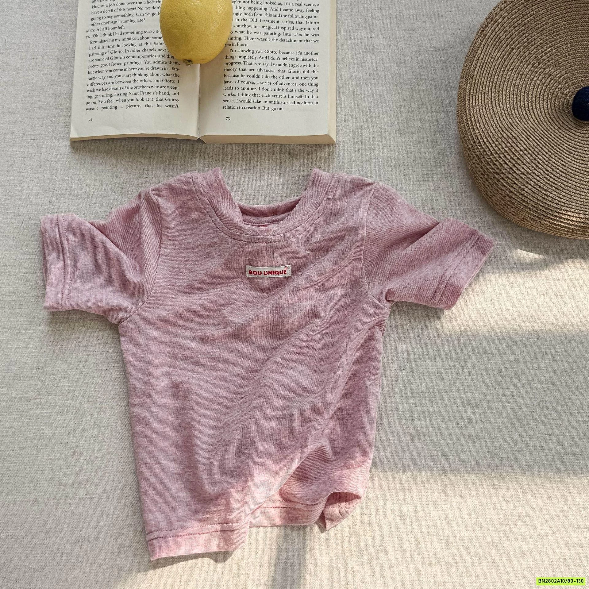 ÁO THUN BÚN TRƠN MÀU ADBABY 6203