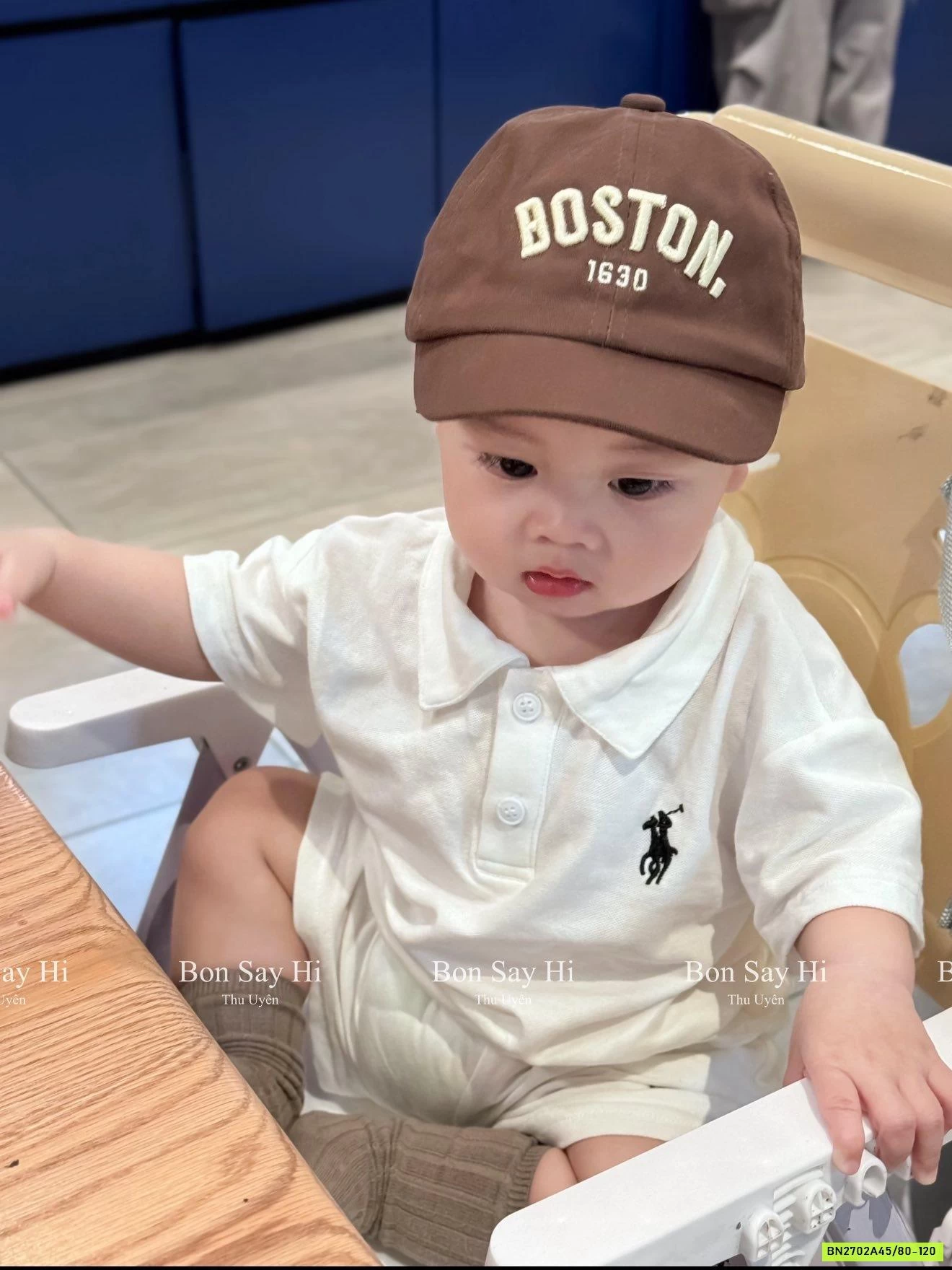 SÉT POLO TRẮNG THÊU NGỰA