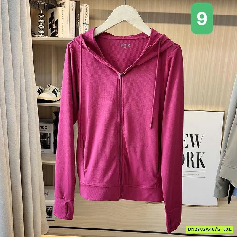 ÁO CHỐNG NẮNG TRƠN MÀU