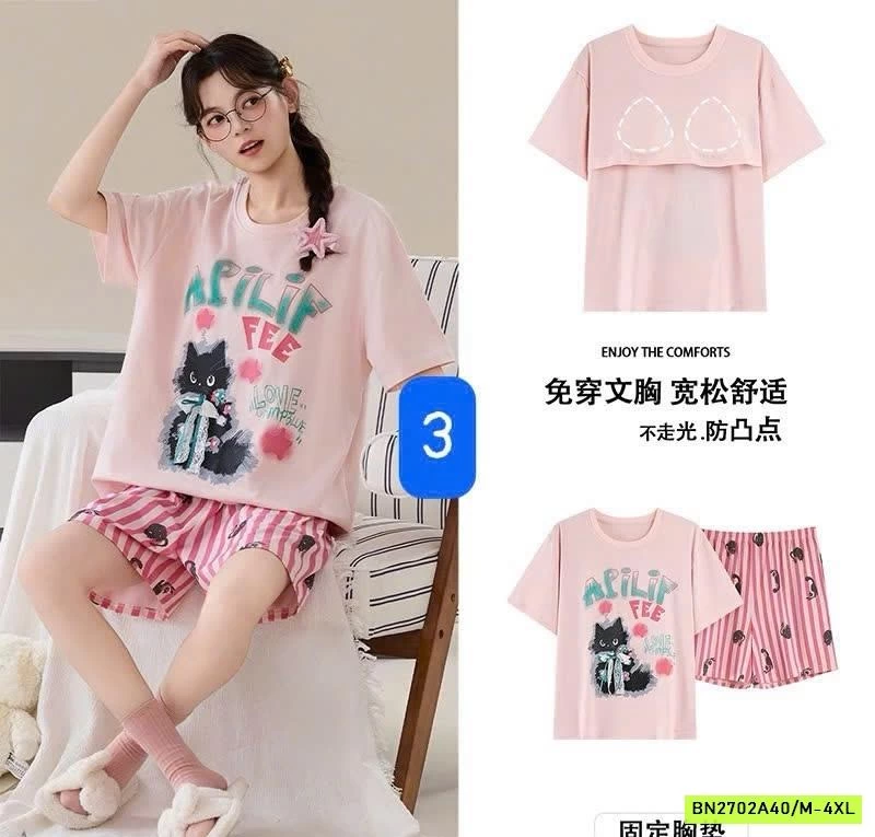 BỘ MẶC NHÀ NỮ KÈM BRA CC