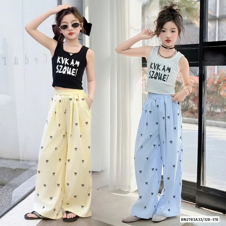 ÁO SÁT NÁCH MIX QUẦN SUÔNG NƠ SZ ĐẠI