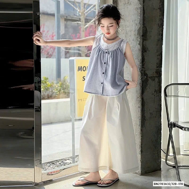 SÉT ÁO 2 DÂY MIX QUẦN SUÔNG SZ ĐẠI