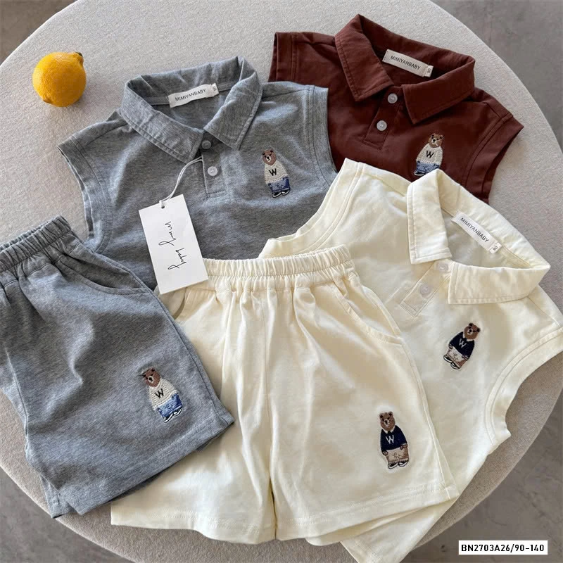 SÉT SÁT NÁCH LOGO GẤU MMY