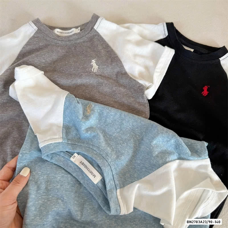 BỘ COTTON PHỐI MÀU TAY MMY