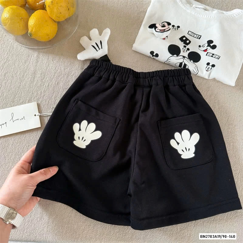 SHORT COTTON BÀN TAY MMY