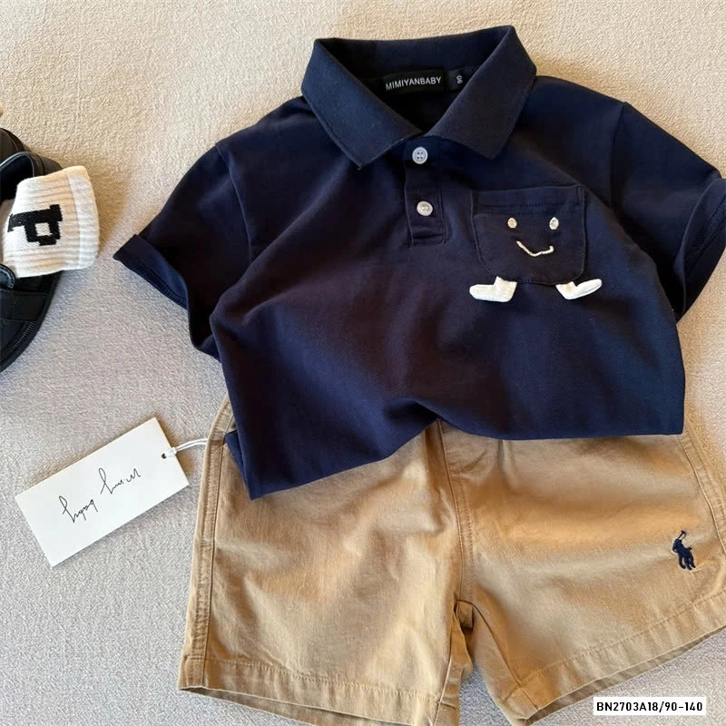 POLO BASSIC TÚI NGỰC MMY