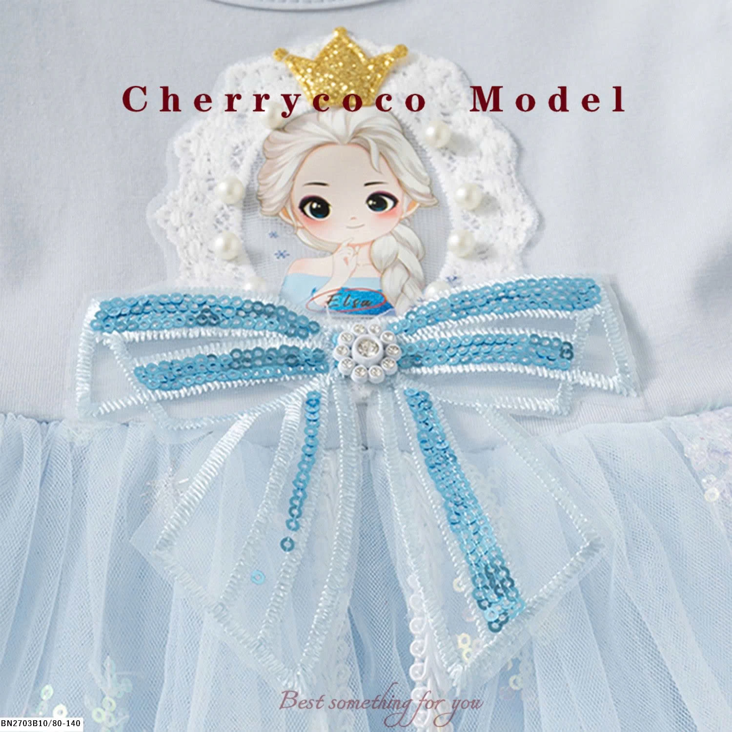 VÁY CÔNG CHÚA ELSA CHO BÉ GÁI CHERRYCOCO