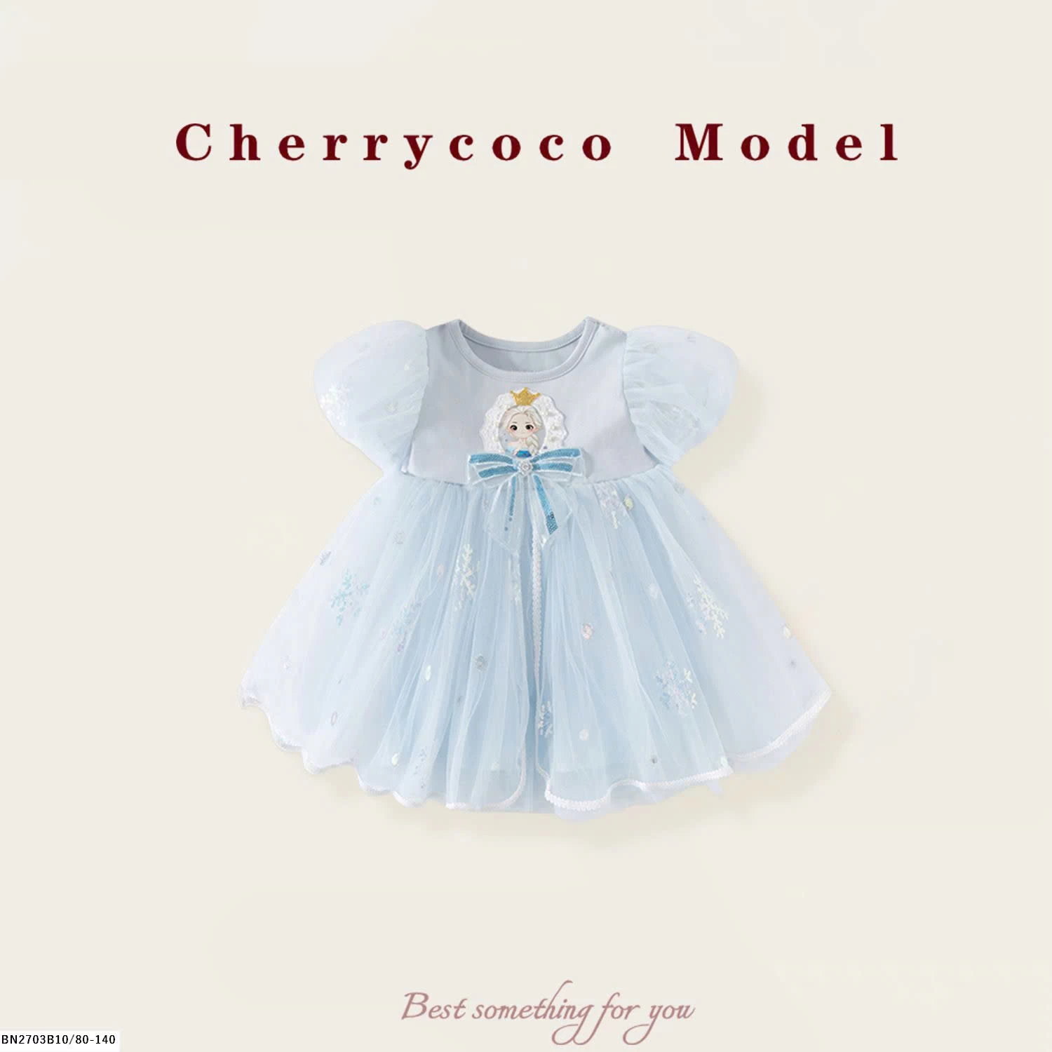 VÁY CÔNG CHÚA ELSA CHO BÉ GÁI CHERRYCOCO